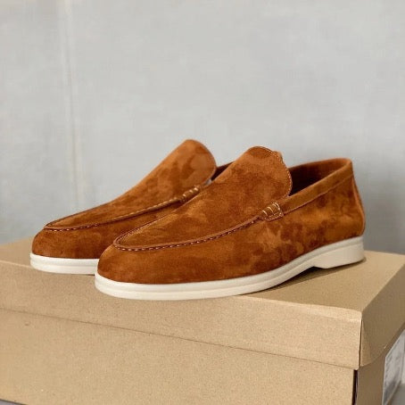 Milano | Loafers van suède leer