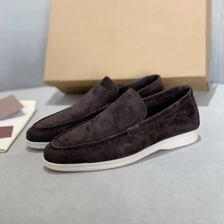 Milano | Loafers van suède leer