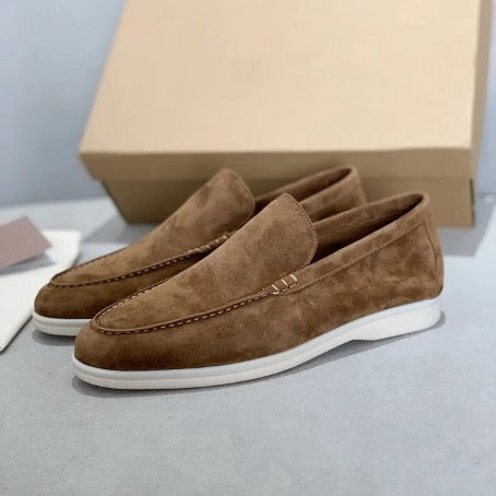 Milano | Loafers van suède leer