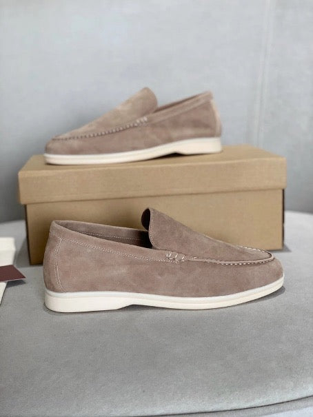 Milano | Loafers van suède leer