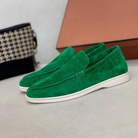 Milano | Loafers van suède leer