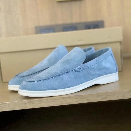 Milano | Loafers van suède leer