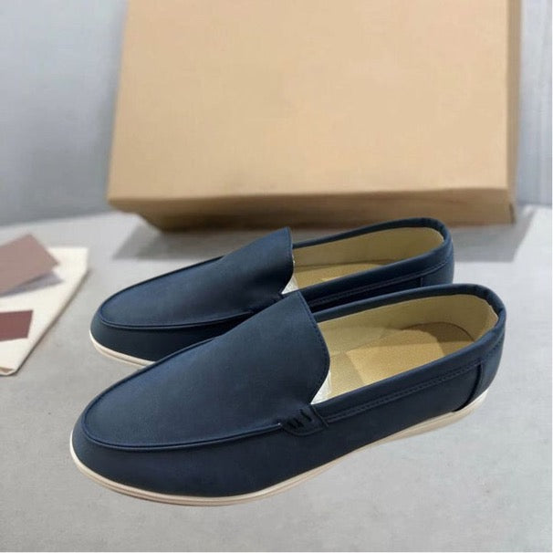 Milano | Loafers van suède leer