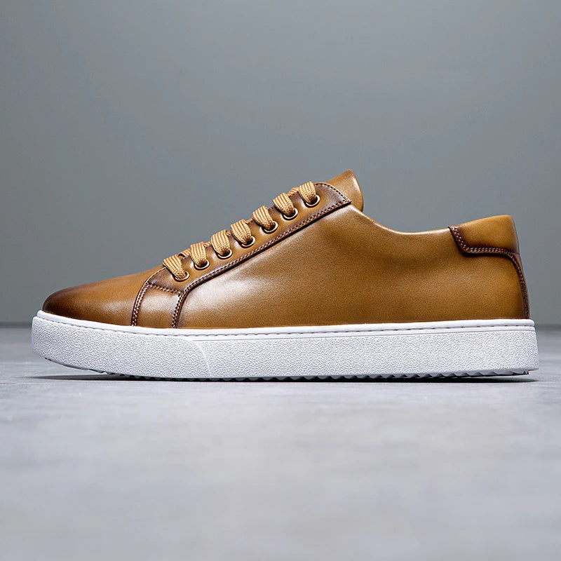 Franco - Leren herensneaker