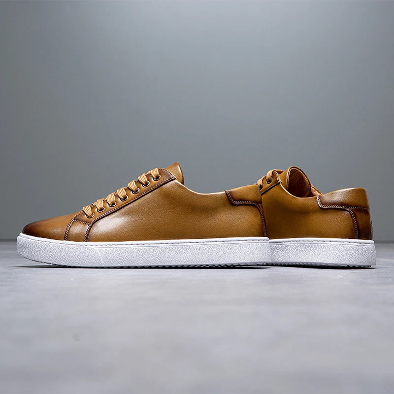 Franco - Leren herensneaker