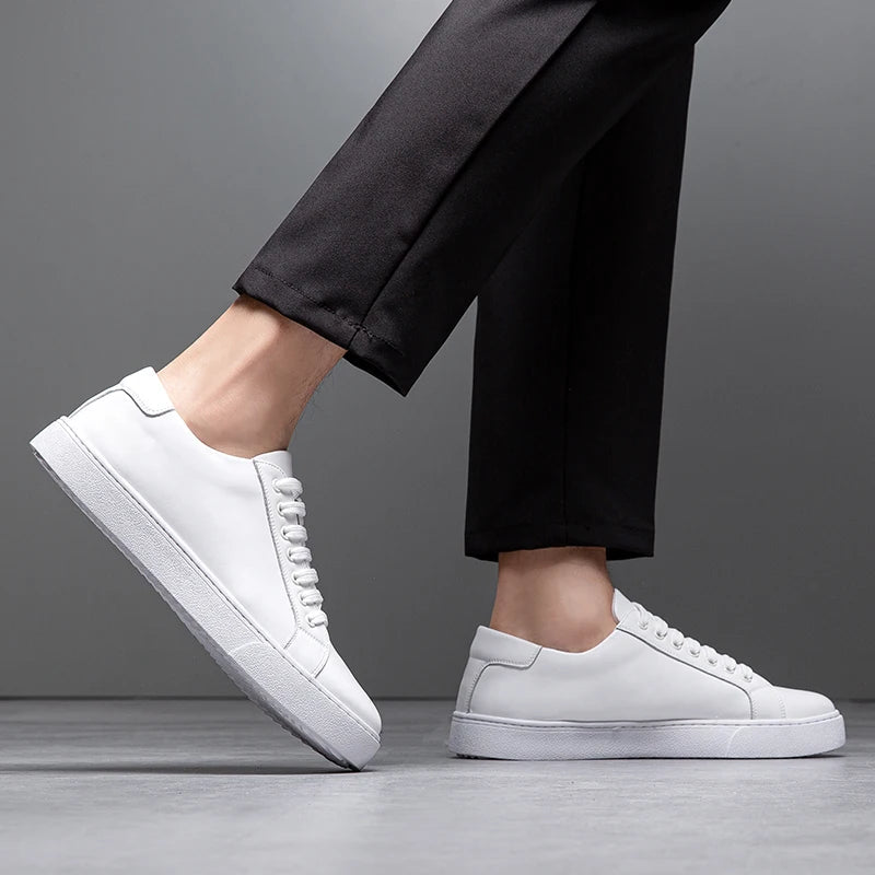 Franco - Leren herensneaker