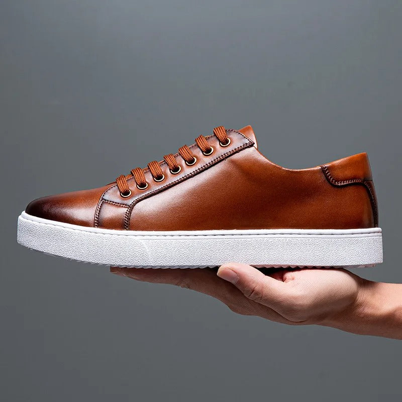 Franco - Leren herensneaker